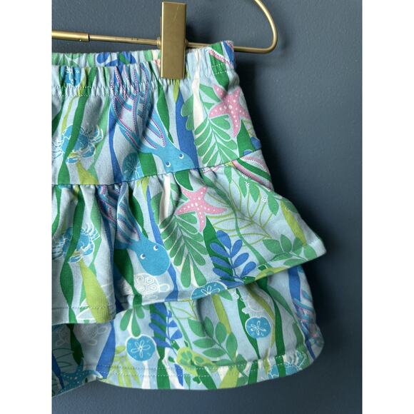 Hartstrings Ocean‎ Print Ruffle Skirt - Picture 3 of 4